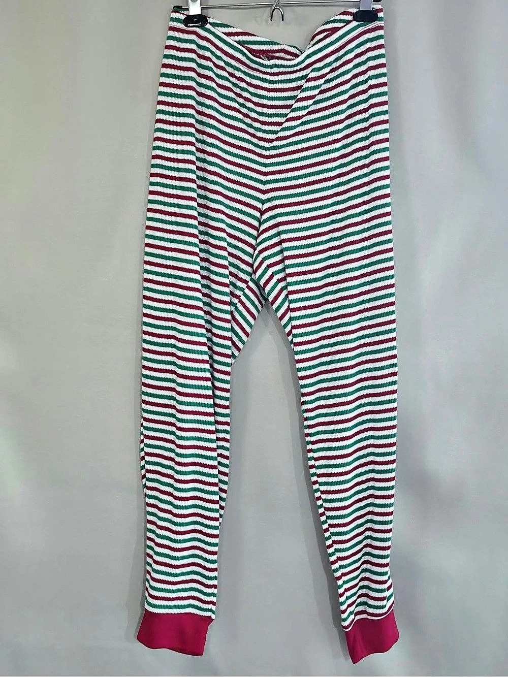 Striped Pants in Green & Pink